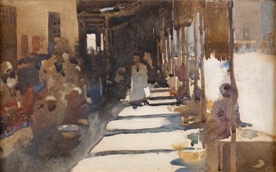 Il bazar di Vringa da Arthur Melville