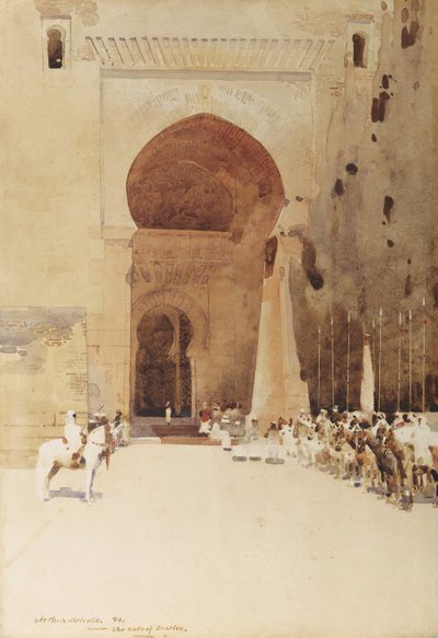 Le Porte della Giustizia, 1890 da Arthur Melville