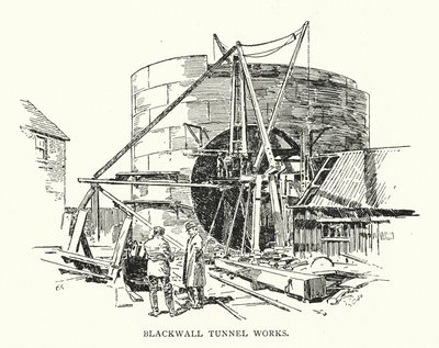 Lavori del Tunnel di Blackwall da Arthur Moreland