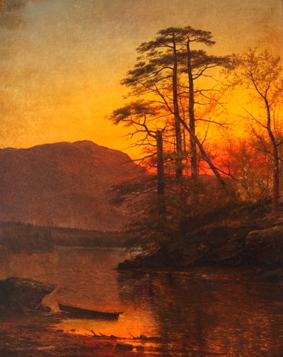 Sera sul fiume Ausable da Arthur Parton