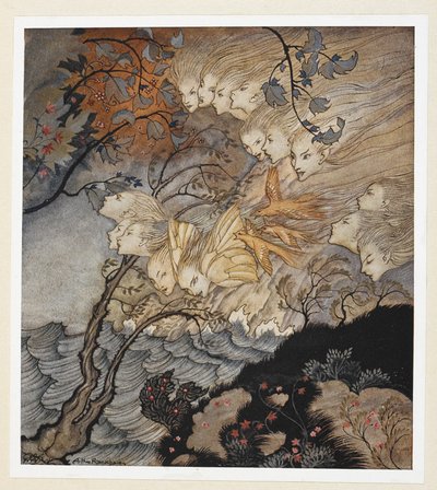 ATTO III: Scena II, riga 147 ... e a volte una voce da Arthur Rackham
