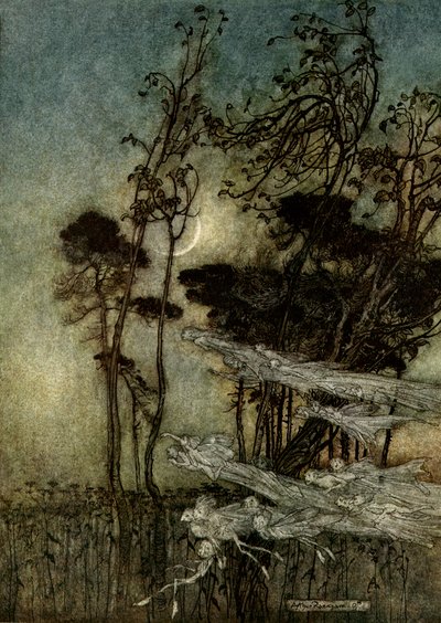 Sogno di una notte di mezza estate da Arthur Rackham