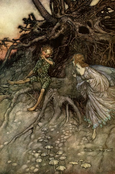 Sogno di una notte di mezza estate da Arthur Rackham