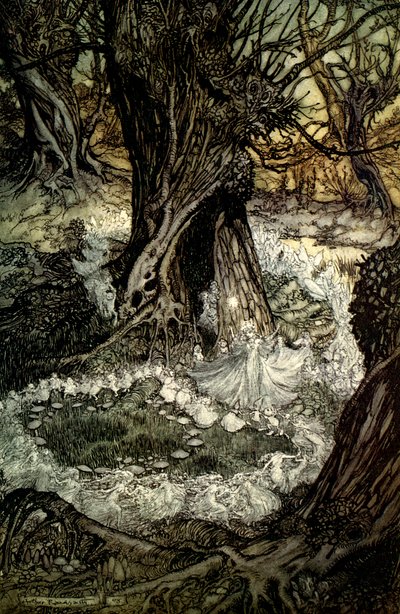 Sogno di una notte di mezza estate da Arthur Rackham