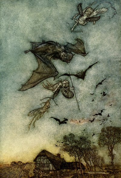 Sogno di una notte di mezza estate da Arthur Rackham