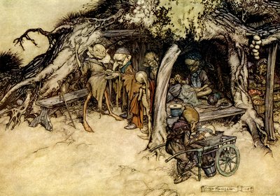 Sogno di una notte di mezza estate da Arthur Rackham