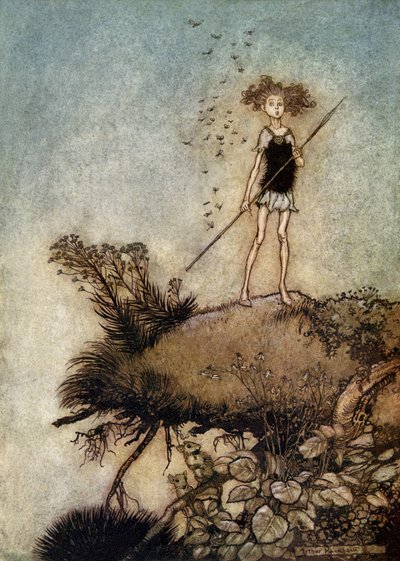 Sogno di una notte di mezza estate da Arthur Rackham