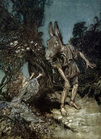 Sogno di una notte di mezza estate da Arthur Rackham