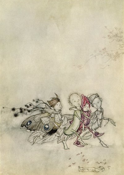 Sogno di una notte di mezza estate da Arthur Rackham