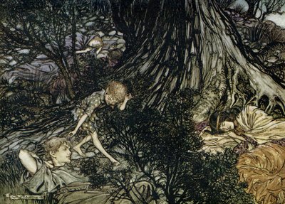 Sogno di una notte di mezza estate da Arthur Rackham