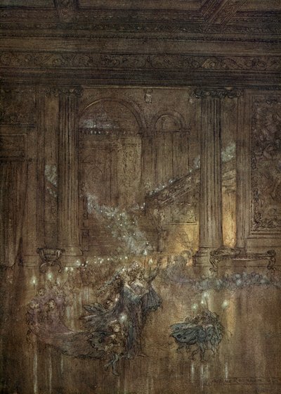 Sogno di una notte di mezza estate da Arthur Rackham