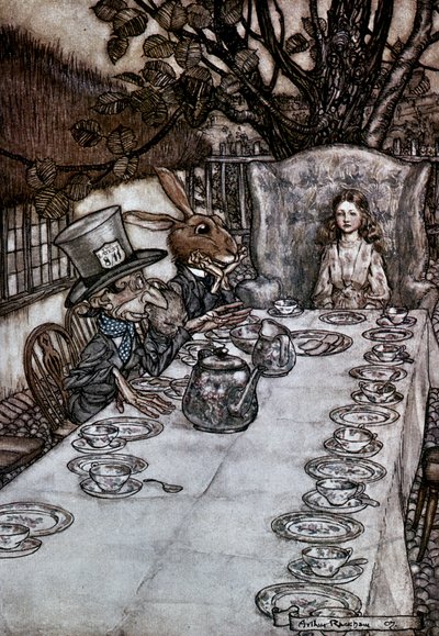 Alice nel paese delle meraviglie da Arthur Rackham
