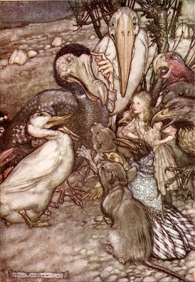 Le avventure di Alice nel Paese delle Meraviglie da Arthur Rackham