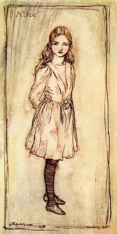 Le avventure di Alice nel Paese delle Meraviglie di Lewis Carroll da Arthur Rackham