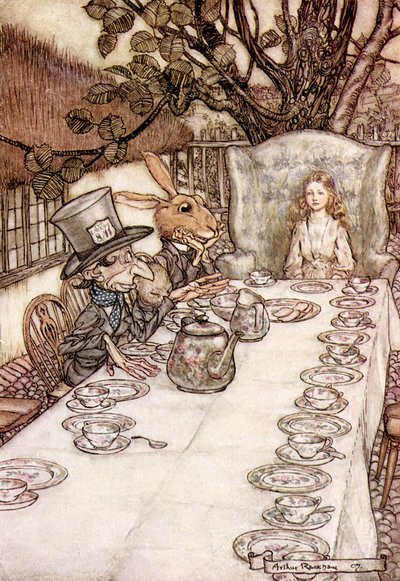 Le avventure di Alice nel paese delle meraviglie di Lewis Carroll da Arthur Rackham