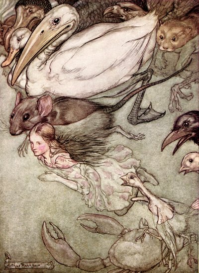 Le Avventure di Alice nel Paese delle Meraviglie di Lewis Carroll da Arthur Rackham