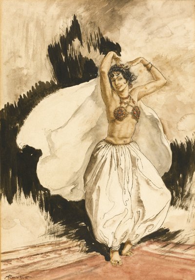Danza di Anitra. Illustrazione per Peer Gynt di Henrik Ibsen da Arthur Rackham