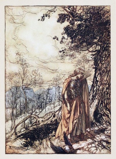 Brünnhilde. Illustrazione per L
