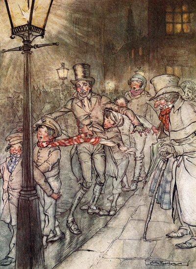 Canto di Natale, Arthur Rackham da Arthur Rackham