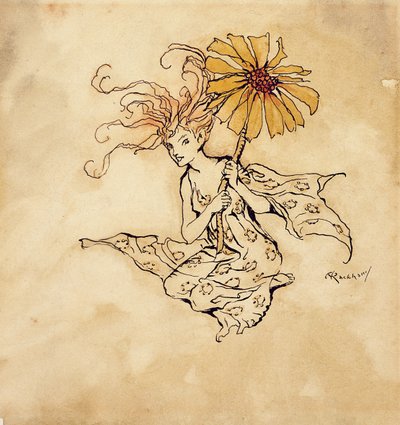 Fata Margherita, illustrazione da Peter Pan nei Giardini di Kensington, di J.M. Barrie, pubblicato nel 1912 da Arthur Rackham