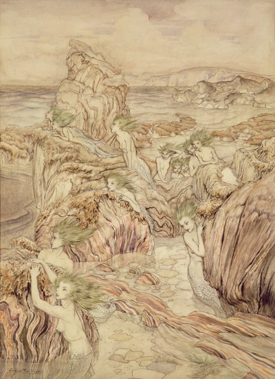 Figlia del Mare, illustrazione da Le Tre Mele d