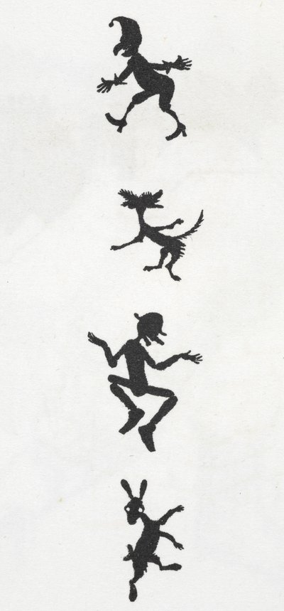 Elfi e cani da Arthur Rackham