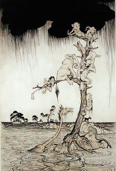 Inondazione da Arthur Rackham
