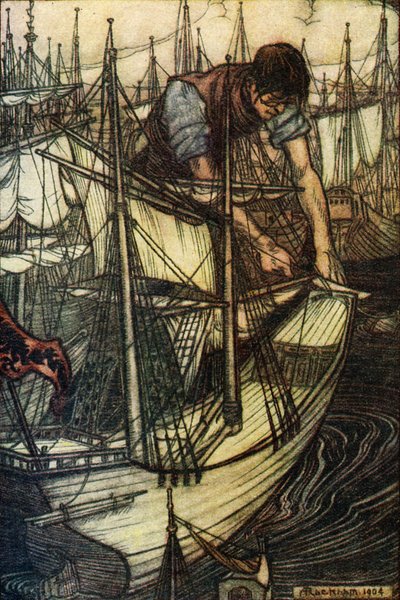 I viaggi di Gulliver da Arthur Rackham