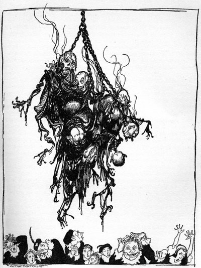 Hop-Frog di Edgar Allan Poe da Arthur Rackham