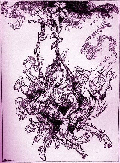 Hop-Frog di Edgar Allan Poe da Arthur Rackham