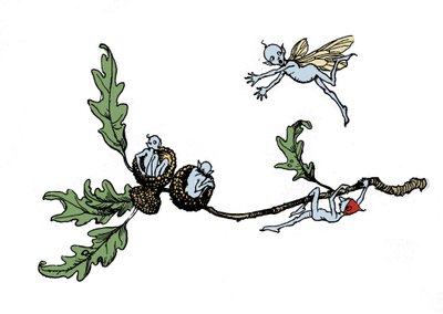 Illustrazione di Arthur Rackham per Il sogno di una notte di mezza estate di William Shakespeare da Arthur Rackham