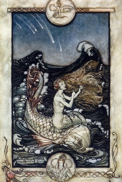 Illustrazione di Arthur Rackham per Il Sogno di una Notte di Mezza Estate di William Shakespeare da Arthur Rackham