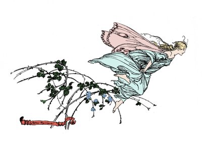 Illustrazione per Il sogno di una notte di mezza estate di William Shakespeare da Arthur Rackham