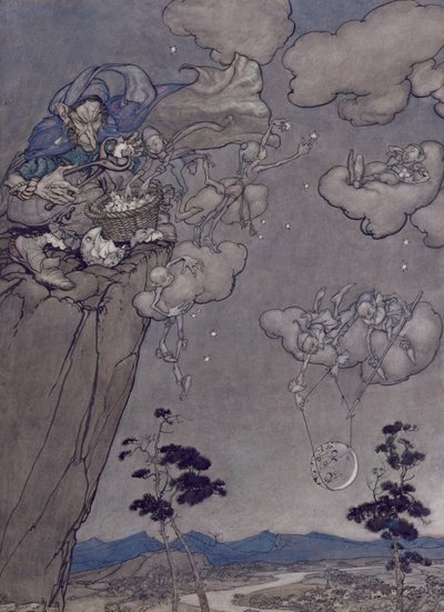 Illustrazione da Rip Van Winkle di Washington Irving, 1904 da Arthur Rackham