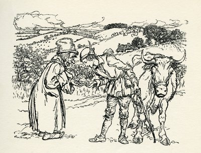 Jack e il fagiolo magico da Arthur Rackham