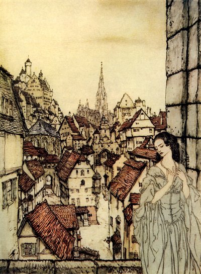 Ligeia di Edgar Allan Poe da Arthur Rackham