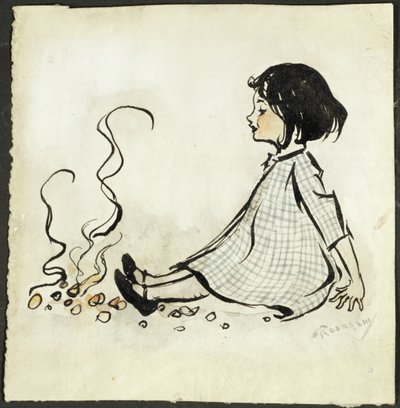 Piccola Polly Flinders da Arthur Rackham