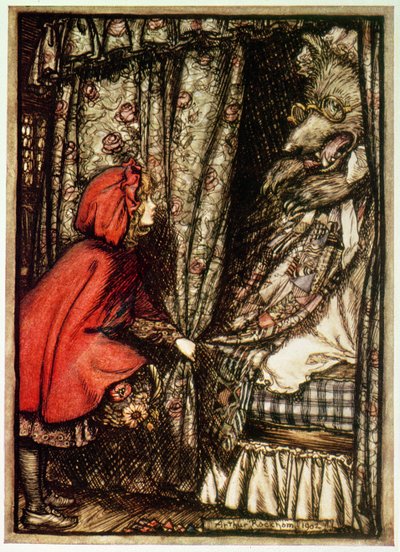 Cappuccetto Rosso da Arthur Rackham