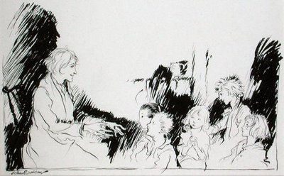 Lunghe storie di fantasmi, streghe e indiani, illustrazione da 