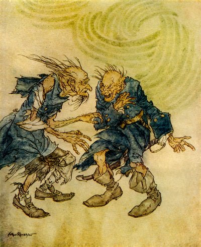 Manoscritto trovato in una bottiglia di Edgar Allan Poe da Arthur Rackham