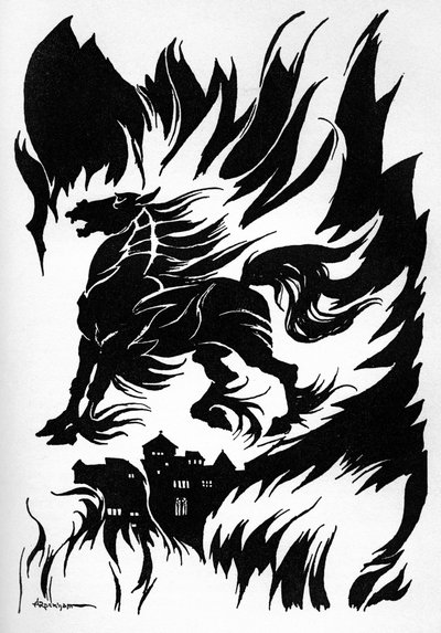 Metzengerstein di Edgar Allan Poe da Arthur Rackham