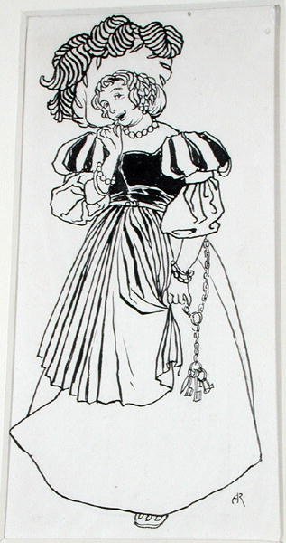 Miss Una Von-Something, illustrazione da 