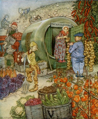 Il signor e la signora Aceto da Arthur Rackham