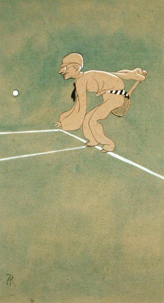 Gioco del sabato sulla linea di fondo da Arthur Rackham