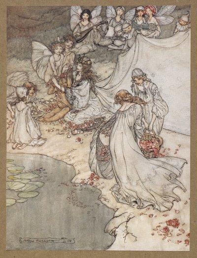 "Non ha mai avuto un changeling così dolce." Canzoni delle fate. Una scena da 