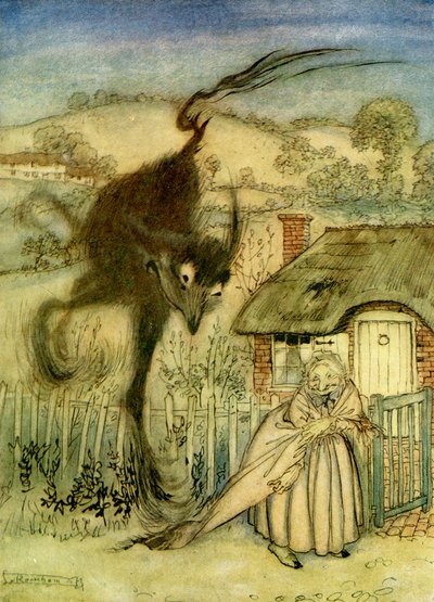 La bestia spauracchio da Arthur Rackham