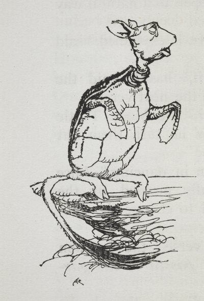 La Finta Tartaruga da Arthur Rackham