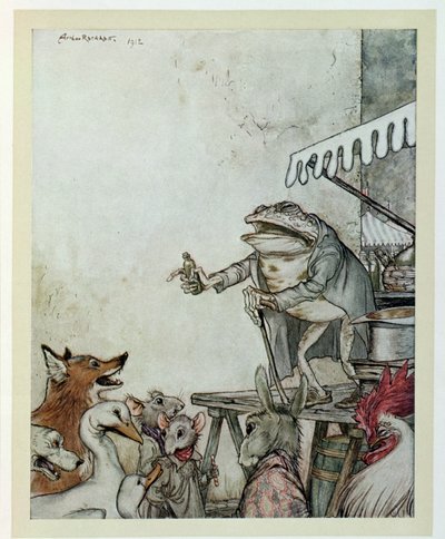 La rana ciarlatana, illustrazione da 