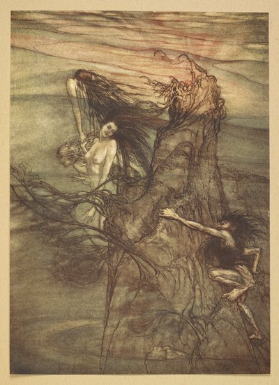 La fanciulla del Reno da Arthur Rackham