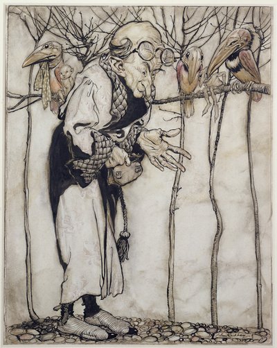 Il Mago, illustrazione da Il Libro delle Immagini di Arthur Rackham, pubblicato nel 1913 da Arthur Rackham